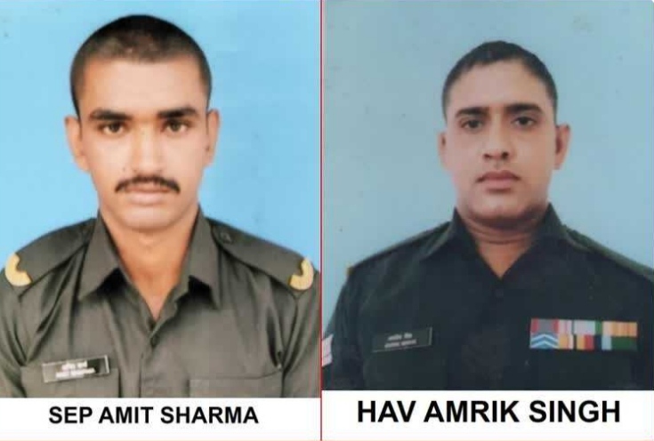 मुख्यमंत्री व उप-मुख्यमंत्री ने हिमाचल के दो सेना के जवानों की शहादत पर किया शोक व्यक्त