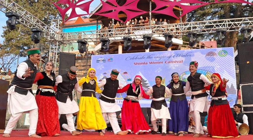 शिमला विंटर कार्निवल का पांचवा दिन रहा जिला चम्बा, मण्डी, सिरमौर और शिमला के कलाकारों के नाम